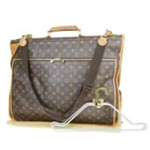 Louis Vuitton Portable Cabin Garment Bag Hand Shoulder Monogram Leather